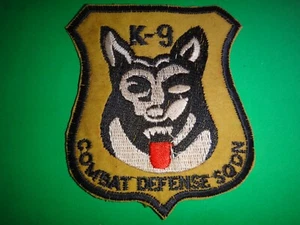 USAF 633rd Security Police Squadron K-9 COMBAT DEFENSE Patch From Vietnam War - Bild 1 von 3