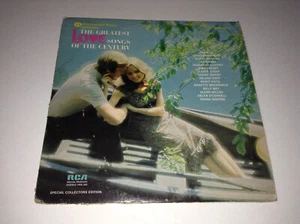 Various Artists The Greatest Love Songs Of The Century Vol 1 Vinyl Record - Foto 1 di 9