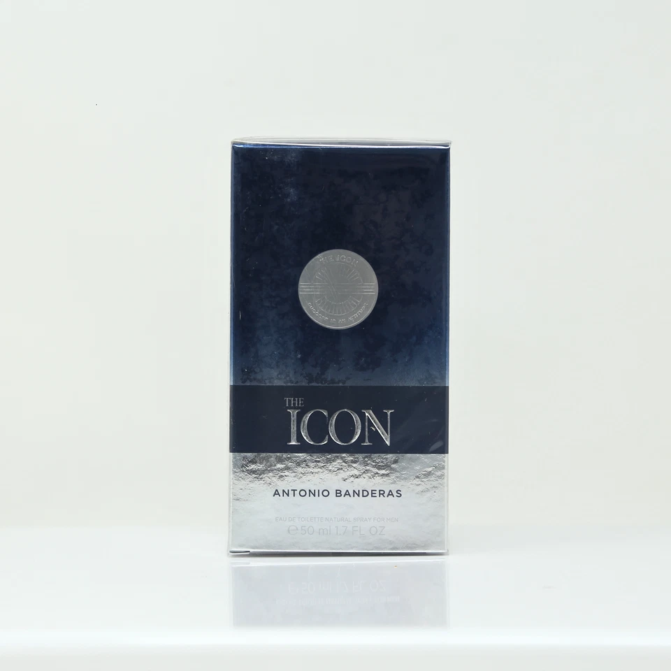 Antonio Banderas The Icon Eau de Toilette para Hombre Spray 1.7oz/50ml, ¡NUEVO EN CAJA!! Foto 1 de 1