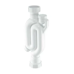 McAlpine 75mm Water Seal Straight Through Trap with 2 Cleaning Eyes Y10 - Imagen 1 de 2