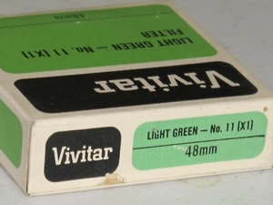 48mm - Vivitar Green (X1) Filter NEW                                #48-fn4 - Picture 1 of 1