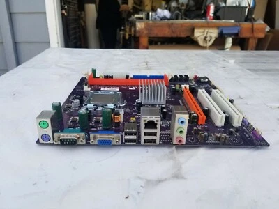 ECS MCP73T-M Motherboard + 2.53GHz INTEL CORE 2 DUO SLAVN CPU - Image 1 of 2