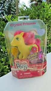 VINTAGE MY LITTLE PONY CRYSTAL PRINCESS ROYAL BOUQUET MINT IN BOX 2005 HASBRO - Bild 1 von 3