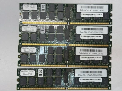 Lot of 4 NetApp 107-00120+A0 4GB 69002524-C00-NTA-T Reg ECC RAM Server Memory - Image 1 of 3