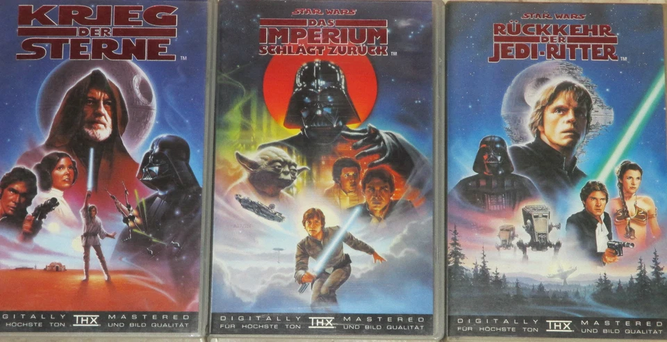 Star Wars 4, 5, 6 - VHS/SciFi/Harrison Ford/Mark Hamill/Carrie Fisher/FOX - Bild 1 von 2