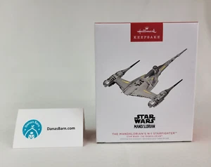 Hallmark Keepsake 2023 ~ Star Wars THE MANDALORIAN'S N-1 STARFIGHTER Ornament - Picture 1 of 7