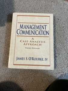 Management Communication (3rd Edition) - Paperback By ORourke, James S - GOOD - Picture 1 of 3