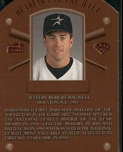 1995 Leaf #3 Jeff Bagwell Heading for the Hall #/5000 - Picture 1 of 2