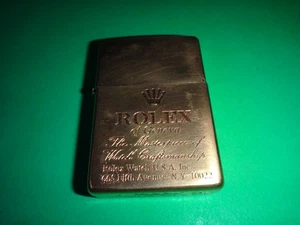 Year 2023 Brass Zippo Lighter ROLEX of Geneva Masterpiece Watch Craftsmanship - Picture 1 of 13