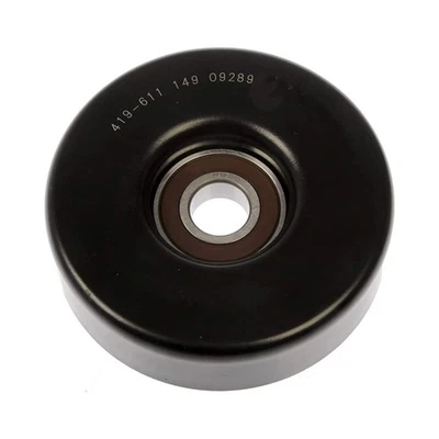 For Oldsmobile Cutlass Ciera 1990-1992 Drive Belt Tensioner Pulley | Steel Black - Image 1 of 4