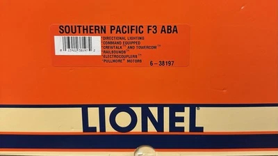 Lionel 38197 Southern Pacific F3 ABA TMCC - Image 1 of 4