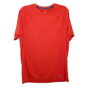 Camisa Tek Gear Para Hombres Mediana Naranja Rendimiento Drytek Manga Raglán Cuello Redondo Camiseta - Imagen 1 de 6