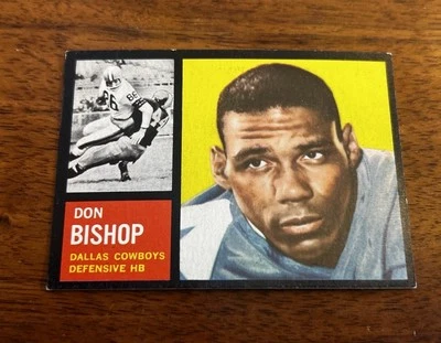 1962 Topps Don Bishop #46 football card Dallas Cowboys SP - Image 1 of 2