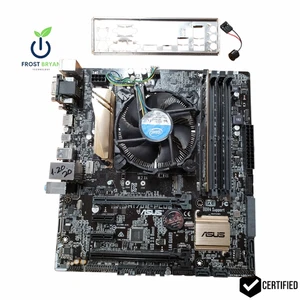 ASUS H170M-PLUS MB Combo + odblokowany i7 6700K + 16GB Samsung DDR4 2400T Testowany - Zdjęcie 1 z 4
