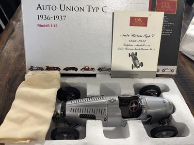 CMC AUTO UNION TYPE TYP C 1936-1937 Exclusive Modelle Diecast Model 1:18 NEW NOS - Image 1 of 4