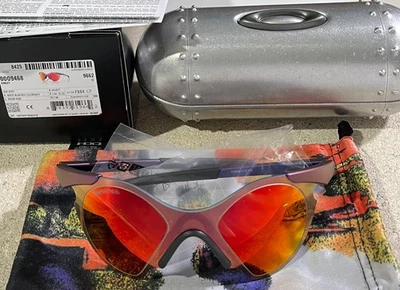 OAKLEY BRAIN DEAD SUB ZERO PRIZM RUBY MATTE BLUE RED COLORSHIFT NEW NEVER WORN - Image 1 of 4