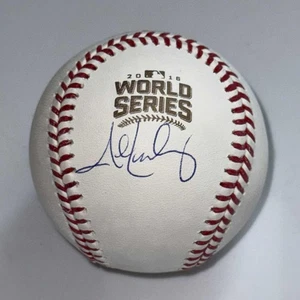 John Lackey signiert 2016 World Series Baseball Autogramm Chicago Cubs JSA ZEUGE - Bild 1 von 2