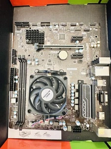 MSI A320M PRO-VH PLUS motherboard CPU Combo A8-9600 Radeon R7 4GB DDR4 used - Picture 1 of 10