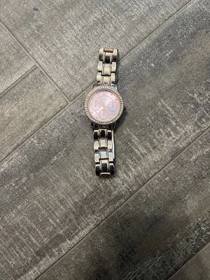 Adrienne Vittadini Steel Pink Face Analog Wrist Watch AD9878 Foto 1 de 4