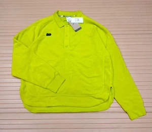 Nike Tenis Naomi Osaka Jersey Mediano M Para Hombres Verde Polar Top 1/2 Suéter Deporte - Imagen 1 de 16