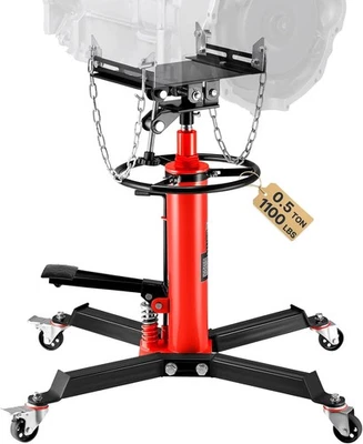 0.5 Ton Hydraulic Transmission Jack Stand Gearbox Car Engine Lifter Hoist 360° - image 1 of 4