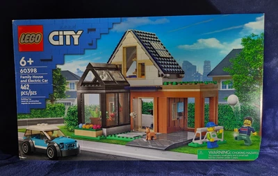 LEGO 60398 CITY - Casa Familiar y Coche Eléctrico 462 piezas - NUEVO PRECINTADO RETIRADO Foto 1 de 4