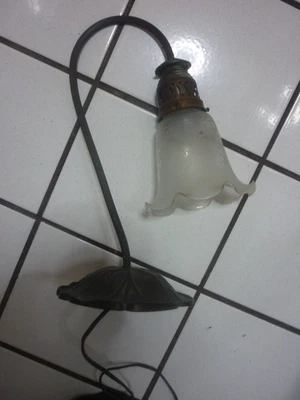 Jugendstiltischlampe-H:40cm - Bild 1 von 4