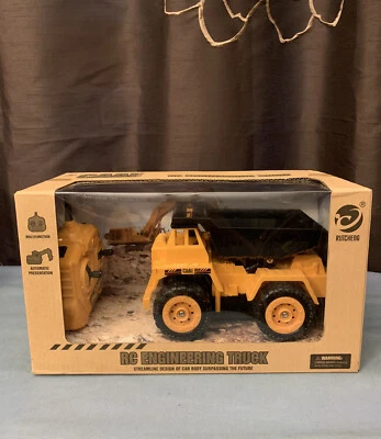 CAAE 2.4G Simulation RC Car Engineering Truck Remote Control Dump Truck 1:32 - Image 1 of 4