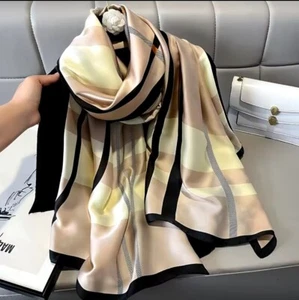 Scarf Elegant, Large Soft, gift, Long Shawl Neckerchief 180x90cm - Picture 1 of 2