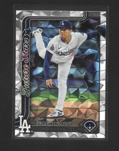 YOSHINOBU YAMAMOTO 2025 Topps #231 DIAMANTE Foil Future Stars Hanger Box SP L.A. - Picture 1 of 2