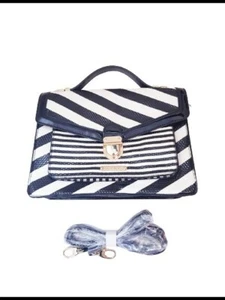 LYDC London Womens Ladies Black/White (Zebra Print Colour) hand bag - Picture 1 of 12