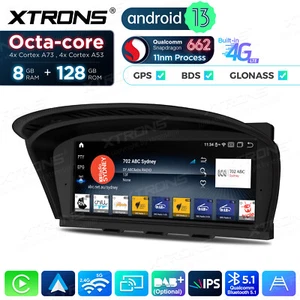 8.8" Android 13 8+128G Car Retrofit GPS CarPlay WIFI For BMW E60 E90 E91 E92 CIC - Picture 1 of 18