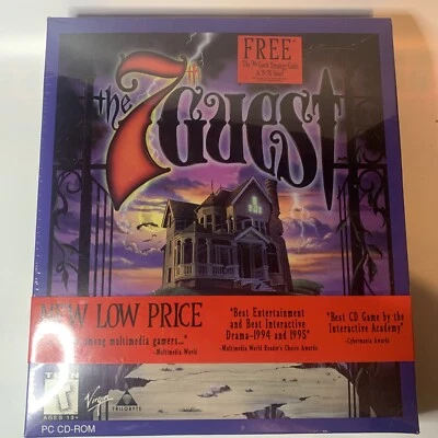 The 7th Guest (PC CD USA) FMV Puzzle Adventure *Trilobyte* Sealed Big Box - Image 1 of 3