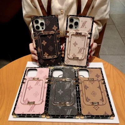 Leather Shockproof Stand Case For iPhone 17 16 Pro Max 16e 15 14 13 12 11 XS XR - Image 1 of 4