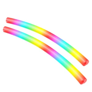 2pcs/set Hose Pipe Aura Sync Water Cooled Tubes 5V 3PIN ARGB PC Case Decorative - Picture 1 of 12