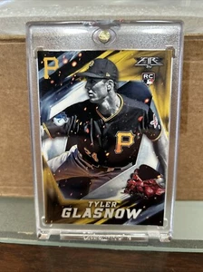 2017 TOPPS VAULT TYLER GLASNOW FIRE RC BLANK BACK COA PIRATES 1/1 - Picture 1 of 4
