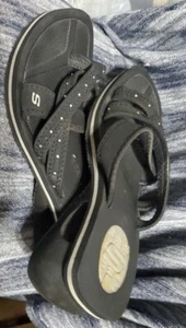 Sandalias gruesas Sketchers años 90 y2k espuma estrás bling - Imagen 1 de 14