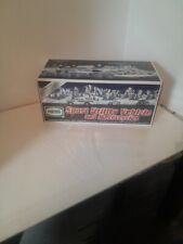 2001 Hess Truck Helicopter With Motorcycle And Cruiser New in Box