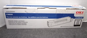 Genuine OKI 43487736 Black Toner Cartridge for C8800 - Picture 1 of 1