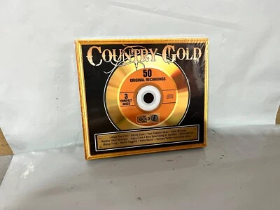 Country Gold 50 Original Recordings 3 CDs (The Gold Series) - Image 1 of 2