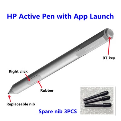 4096 Levels NEW Original Stylus Pen for HP ELITE x2 1012-G1/G2 Elitebook 1030/G2 - Image 1 of 4