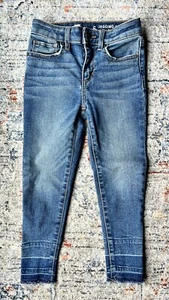 Gap Girls Jegging Ankle High Rise Jeans size 6 adjustable waist Blue - Picture 1 of 3