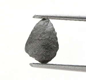 EARTHMINE ROUGH DIAMOND 0.92CT GRAY SPARKLING NATURAL IRREGULAR SHAPE FOR JEWEL - Picture 1 of 13