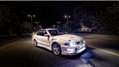 Kit de luces antiniebla ojo de ángel halo azul para Mitsubishi Galant 1999-2003  Foto 1 de 4