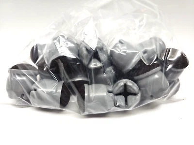 Lot of 24 Slip-On Vinyl Floor Savers - Grey - Image 1 of 4