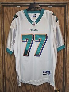 Jake Long #77 Miami Dolphins NFL Reebok  Jersey Men's Size 52 White 