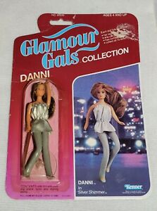 Poupée Glamour Gals collection Danni en argent scintillant scellée vintage jouet Kenner