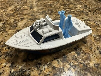 Vintage Matchbox SuperFast Police Launch Speedboat No. 52 1976 Collectible - Image 1 of 4