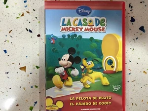 LA CASA DE MICKEY MOUSE DVD LA PELOTA DE PLUTO  + EL PAJARO DE GOOFY DISNEY - Imagen 1 de 3