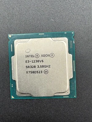 Intel Xeon E3-1230 V6 Quad Core 3.5GHz Server Processor (BX80677E31230V6) - Image 1 of 2